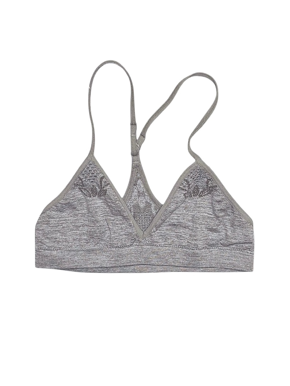 GIRL'S Grey Sports Bra Adjustable Straps Size 32